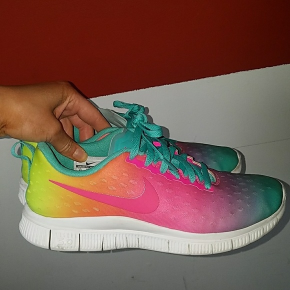 nike rainbow sneakers